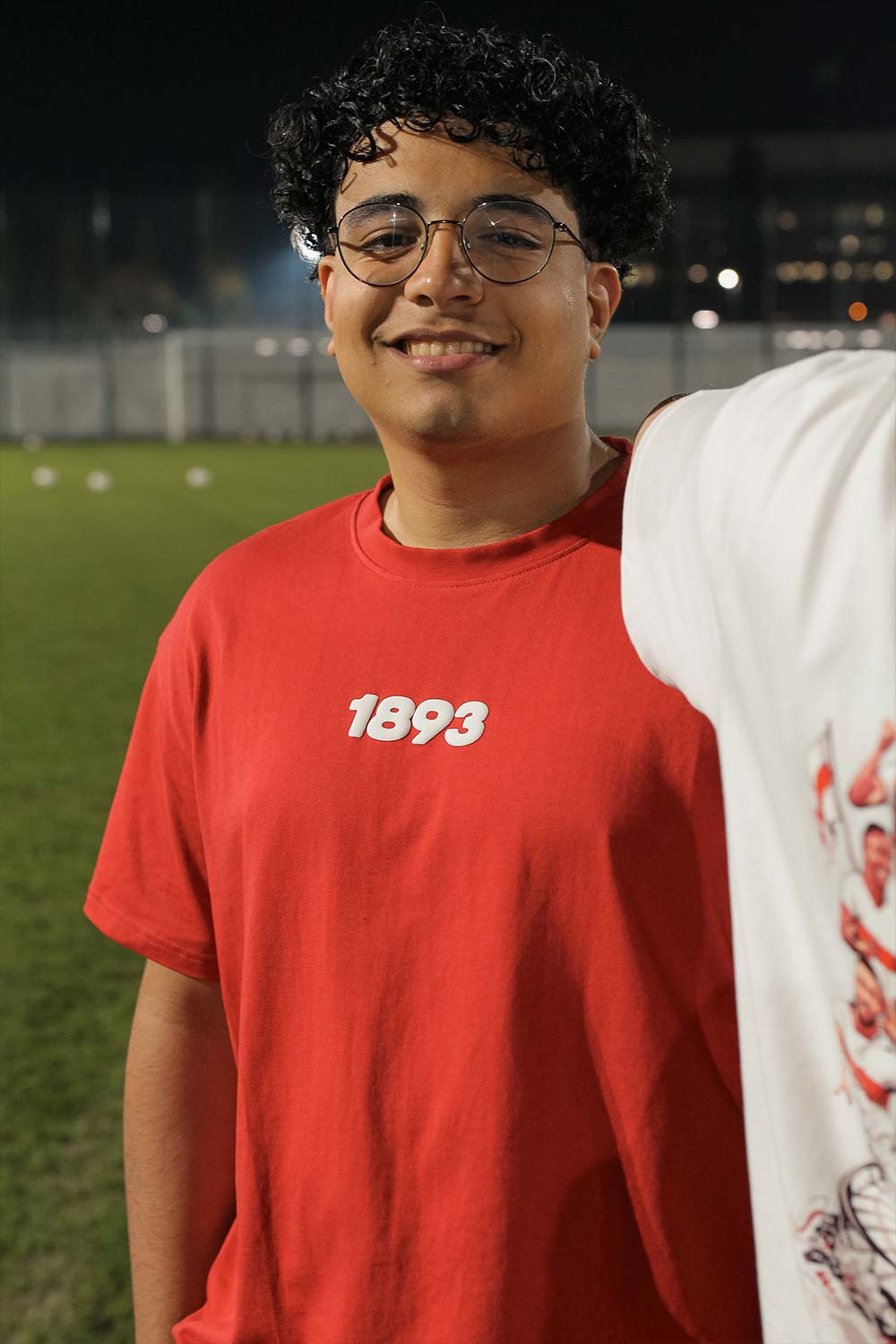 Oversize Tshirt 1893 in rot Vorderansicht