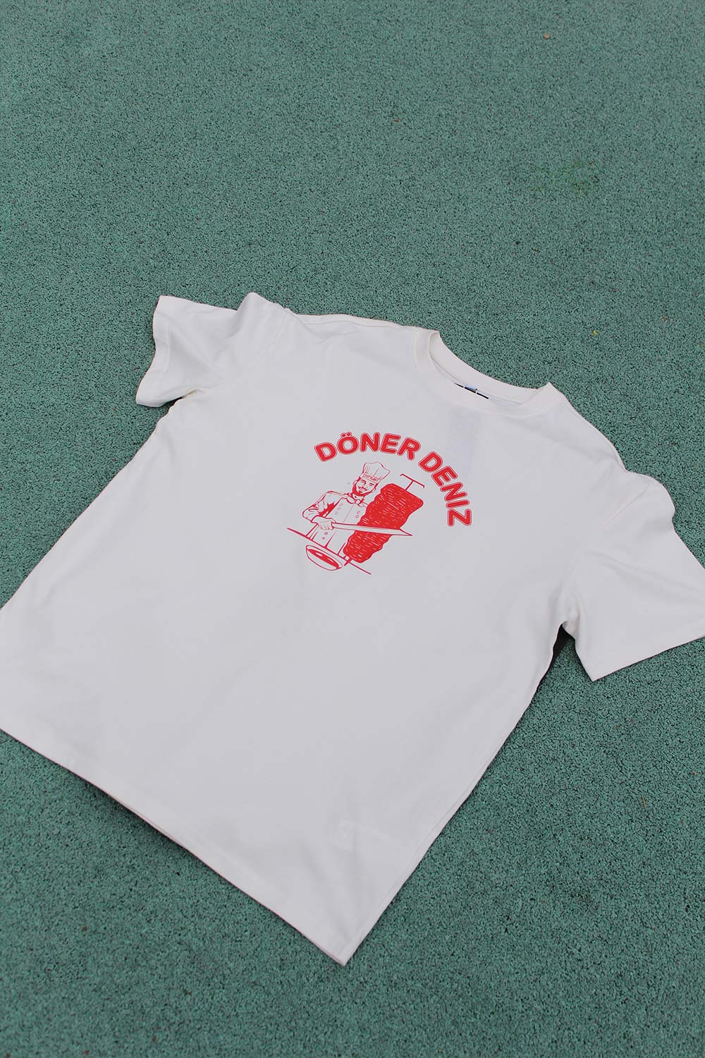 Döner Deniz Shirt in weiß Vorderansicht