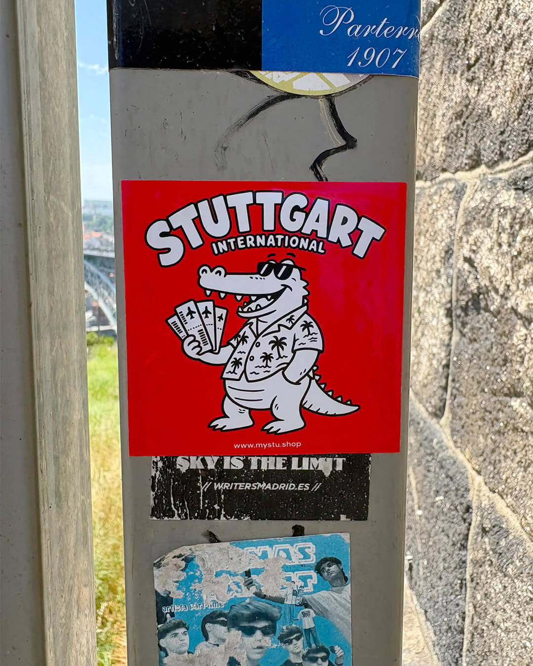 Stuttgart Sticker 'International Kroko'