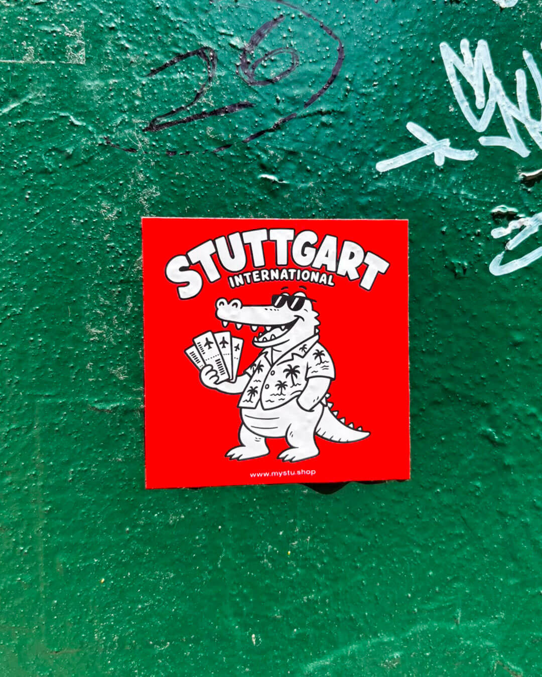 Stuttgart Sticker 'International Kroko'