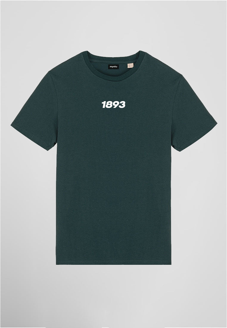 Regular Tshirt 1893 in bottlegreen Vorderansicht