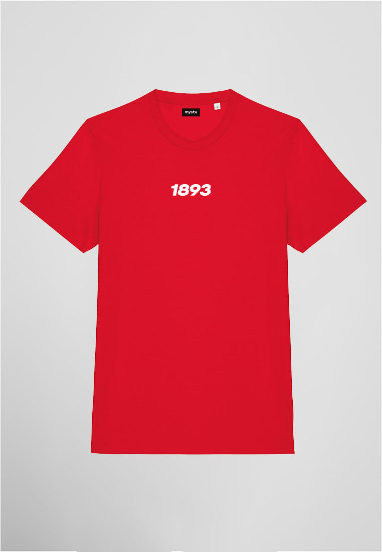 Regular Tshirt 1893 in rot Vorderansicht